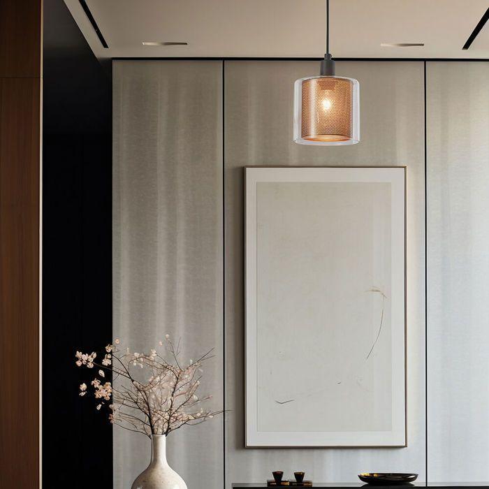 Decorative Pendant Light 1xE14 23W IP20 – Copper