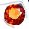 Natural Fire Orange Sapphire Square Cushion Cut 4.80 Ct Loose Gemstone CERTIFIED