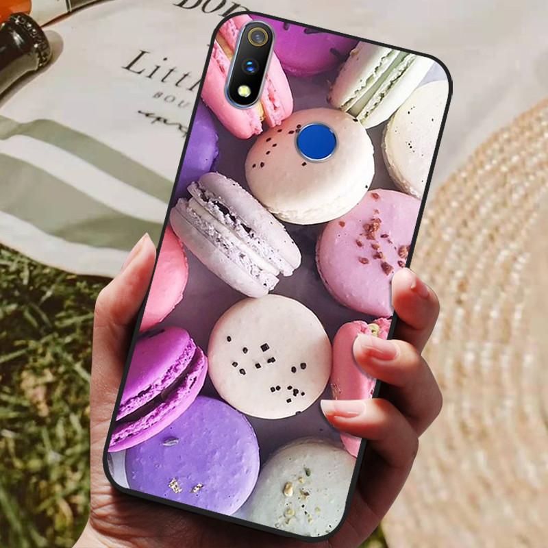 Realme 3 Pro Kılıfı Yumuşak Silikon TPU Arka Kapak OPPO Realme 3 Pro RMX1851 İçin Kılıf Funda Realme3 RMX1825 RMX1821 Darbeye Dayanıklı