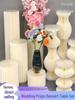 Roman Column Paper Cylinder Stand: Elegant Wedding & Party Tabletop Ornament for Dessert and Cake Displays.