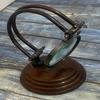 Brass Magnifier Maritime Adjustable Stand Magnifying Glass Desk Top Wonderful Home or Office Decor