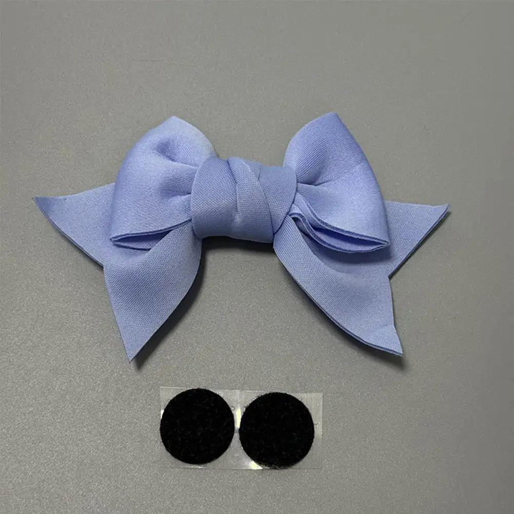 

Bowknot Motorcycle Helmet Decoration Helmet Cloth Bowknot for Electric Bike Motor Body Decoration Accessories For Girl Women синий