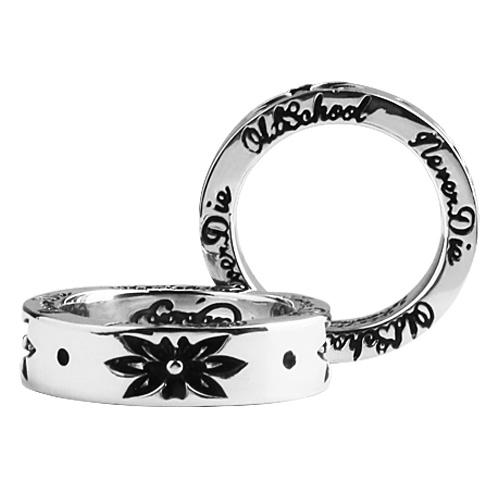 Anonymous Artisan Oldschool Flower Space Ring