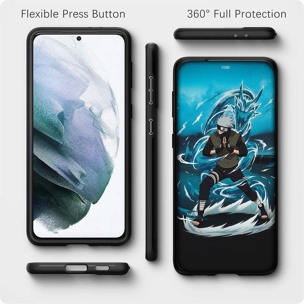 For Samsung Galaxy S24 S23 iPhone 16 15 14 Xiaomi Redmi Note 13 12 11 10 8 Plus 9 Pro Max X XR 14C Phone Case Cartoon Naruto Kakashi OPPO Huawei Cover