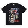 Dámské tričko s potiskem kapely, hiphopové tričko rappera, módní tričko s krátkým rukávem, letní streetwearové tričko