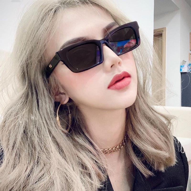 Classic Vintage Square Sunglasses Woman Small Frame Sun Glasses Female Retro Black Fashion Personality Cat Eye