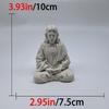 1x Creative Meditating Jesus Figurine Collection Desktop Decoration Unique Handicraft Priest Statue for Home Living Room Display