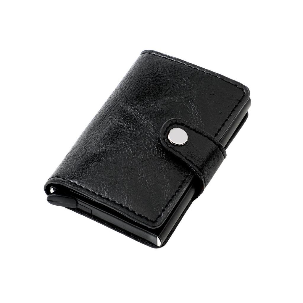 Men's RFID Blocking Ultra-Thin Aluminum Alloy Multi-Card Slot Wallet