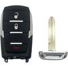 Keyless Entry Remote Key Fob Cover Case fit for     Dodge Ram 1500 Key Fob Shell (Button 3)