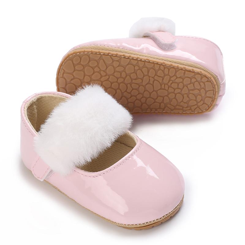 Cute White Lace Baby Girl Princess Shoes Baby Moccasins Moccs Shoes Bow Fringe Rubber Soled Non-slip Footwear Crib Shoes