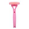 Pink Foldable Long Handle Lotion Applicator Cooling Rollers Back Lotion Applicator Massage with Replacement Roller