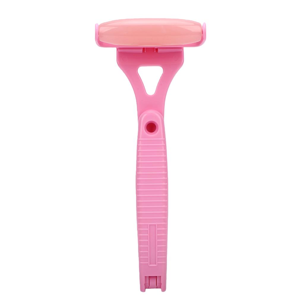 Pink Foldable Long Handle Lotion Applicator Cooling Rollers Back Lotion Applicator Massage with Replacement Roller