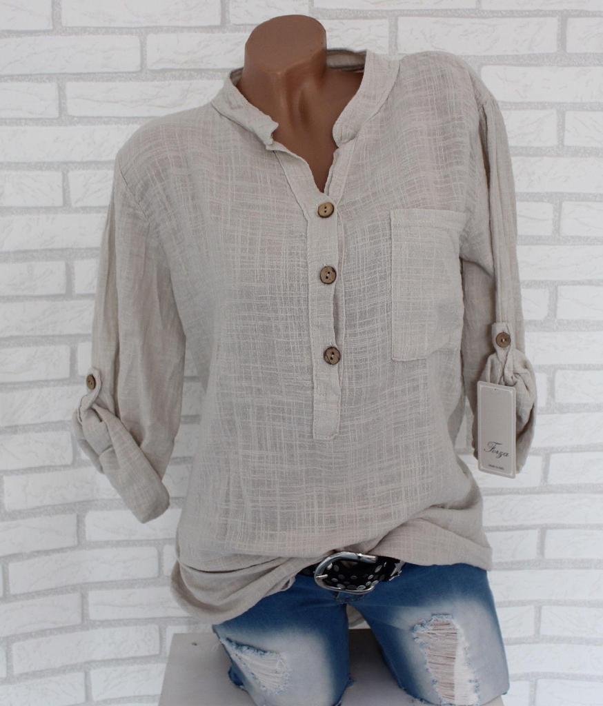 Summer Women's European & American Semi-Transparent Long-Sleeve Shirt