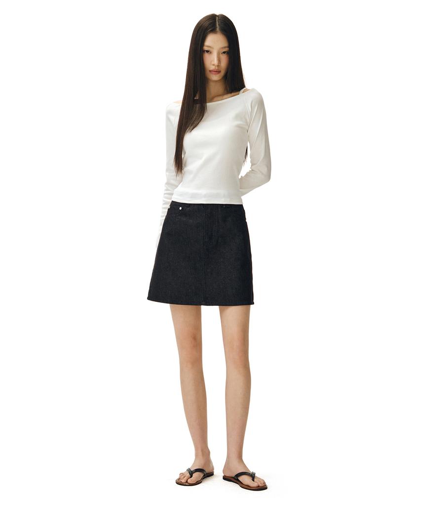 Deketeuumeon Signature Mini Skirt Dcsk001Cpblack