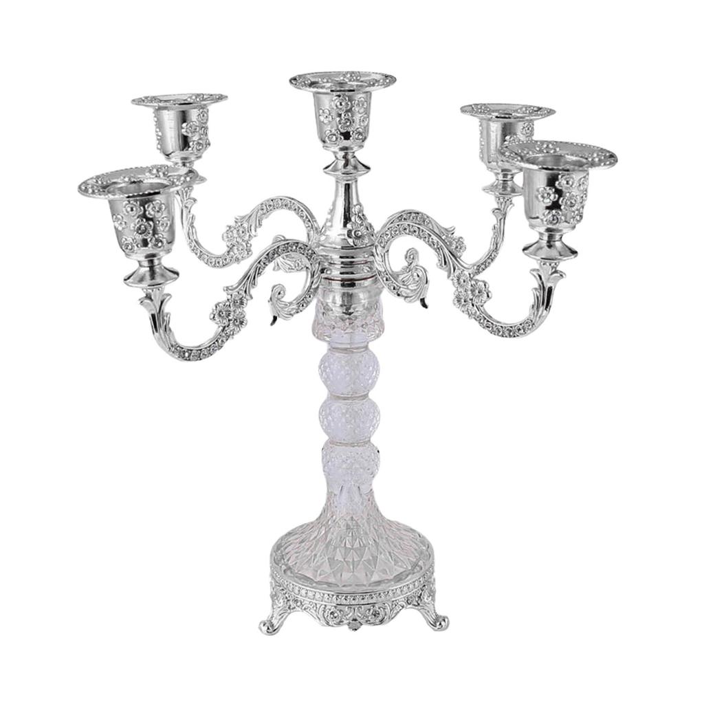 5 Arms Candle Holder Candelabra for Dining And Decorative Use