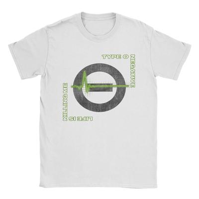 Type O Negative Life Is Killing Me T Shirt Men's Cotton Novelty T-Shirt O Neck Band Music Album Tee Short Sleeve Merch Unique
