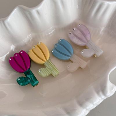 Hair Clips for Women Girl Pin Accesorios Vintage Flowers Popular Trendy Leading Fashion Cute Kawaii Sweets Kpop New In Crab