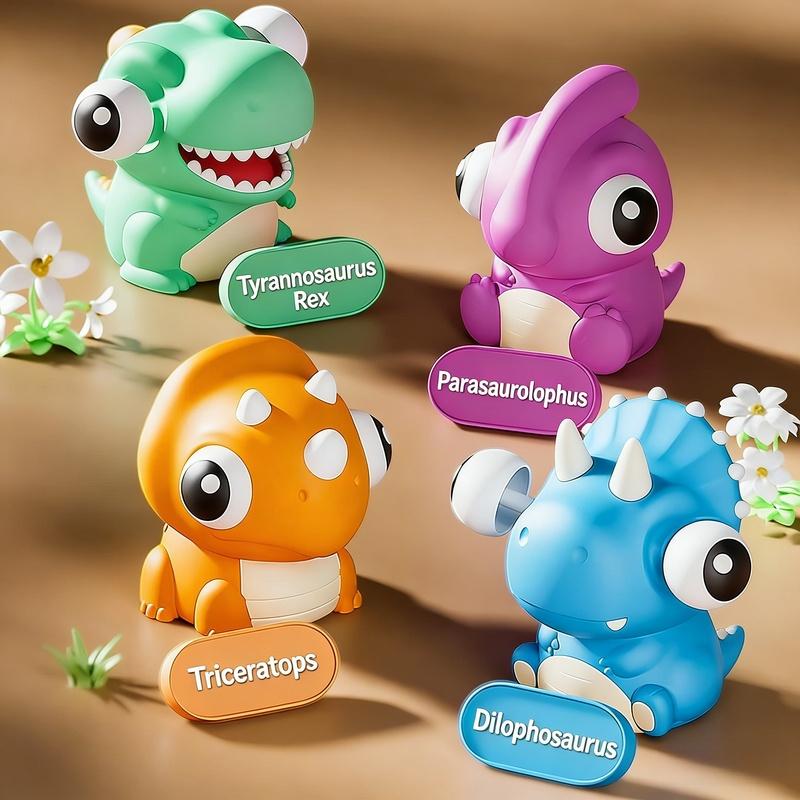 Popping Dinosaur Squeeze Toy Stress Relief Fidget Toy featuring Googly Eyes Soft Rubber Popping Eyes Squeeze Toy