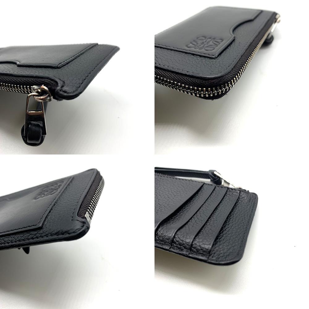 Used LOEWECard Case Calfskin unisex