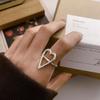 Exquisite Geometric Layered Design Ring In 925 Sterling Silver For Women Trendy