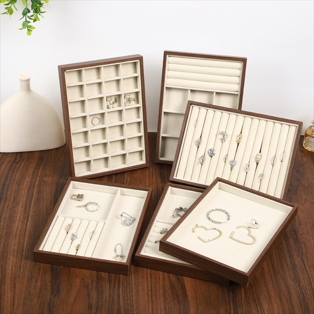 Multifunctional Jewellery Box Walnut Wood Jewelry Organizer  Jewelry Photography