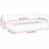 L Shaped Bed Frame with Headboard Yellow 90 Cm X 200 Cm Velvet