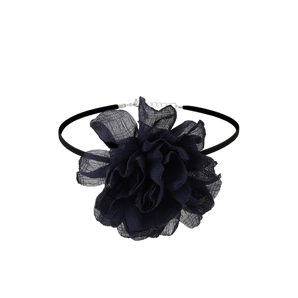 Sexy Flower Collar Necklace Lace Collar Choker Costume Jewelry for Women Girl