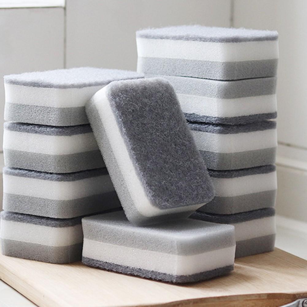 Dishwashing Sponge In Grey White for Home For Kitchen Tasks