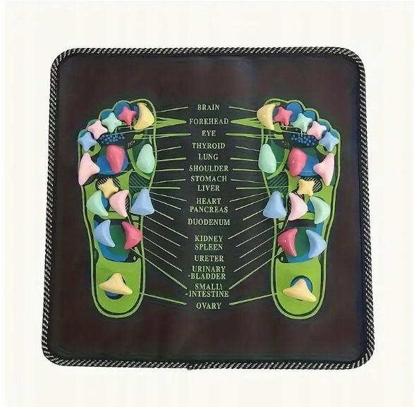 Mata Do Masażu Stóp Akupresurą Tradycyjnej Medycyny Chińskiej Bezbateryjne