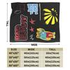 Bad Bunny DTMF  Fleece Blankets Music Funny Throw Blankets for Home Plush Thin Quilt,