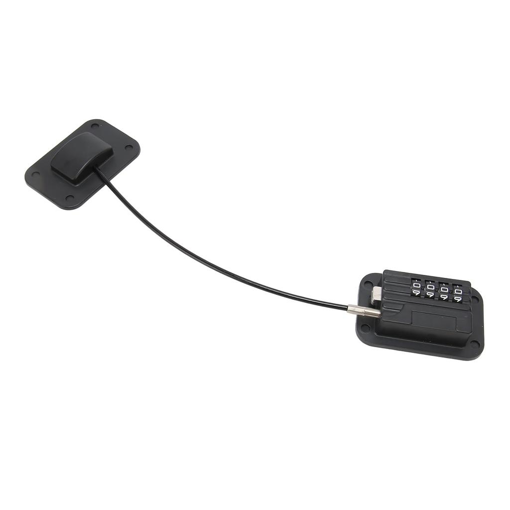 Refrigerator Lock Combination Design Plastic Stainless Steel Easy Mounting Freezer Lock for Family Office Appliance