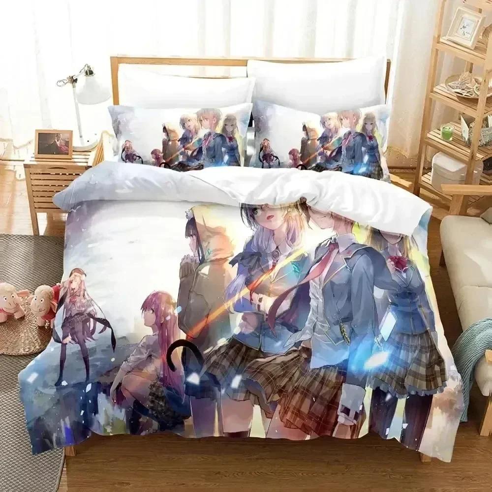 Comforter Top 3D Print Anime Heaven Burns Red Bedding Set Bed Set Comforter King Queen Size Boys Adult