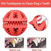 Hundespielzeug Ball Beißring Langeweile Klein Mittel Groß Hund Zahnreinigung Snack Beschäftigung IQ Trainingsspielzeug (Klein 5cm, Rot)