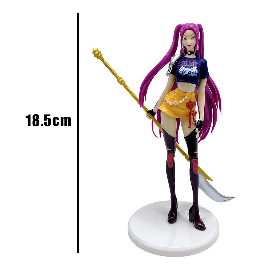 Best- Kpop Anime Girl Group Action Figures 3pcs Standing Style Cute Desk Decor Game Collectibles Perfect Gift for Fans