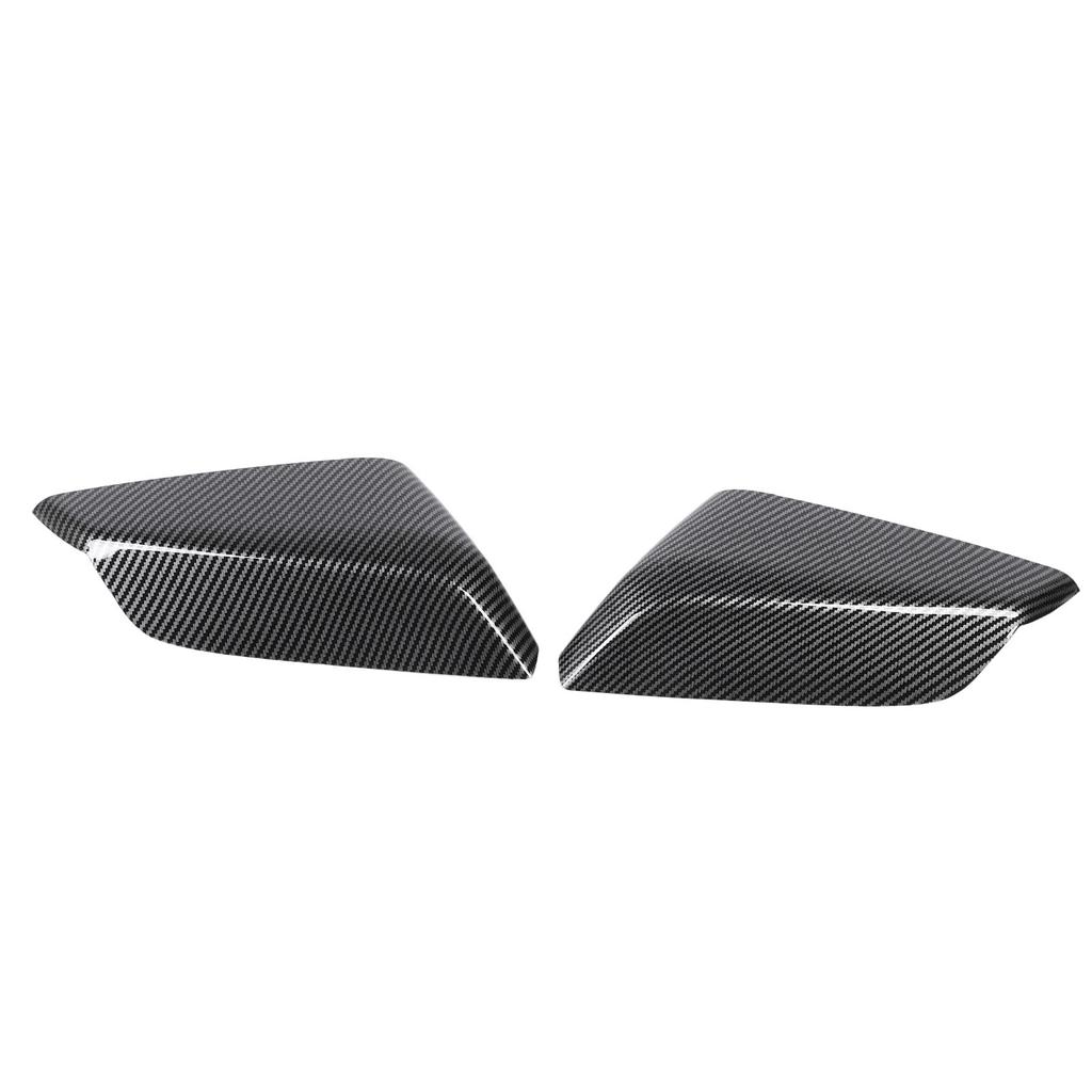2PCS Door Mirror Cap Carbon Fiber Style Strong Protection Weatherproof Wing Mirror Cover Trim for Malibu 2016 To 2020