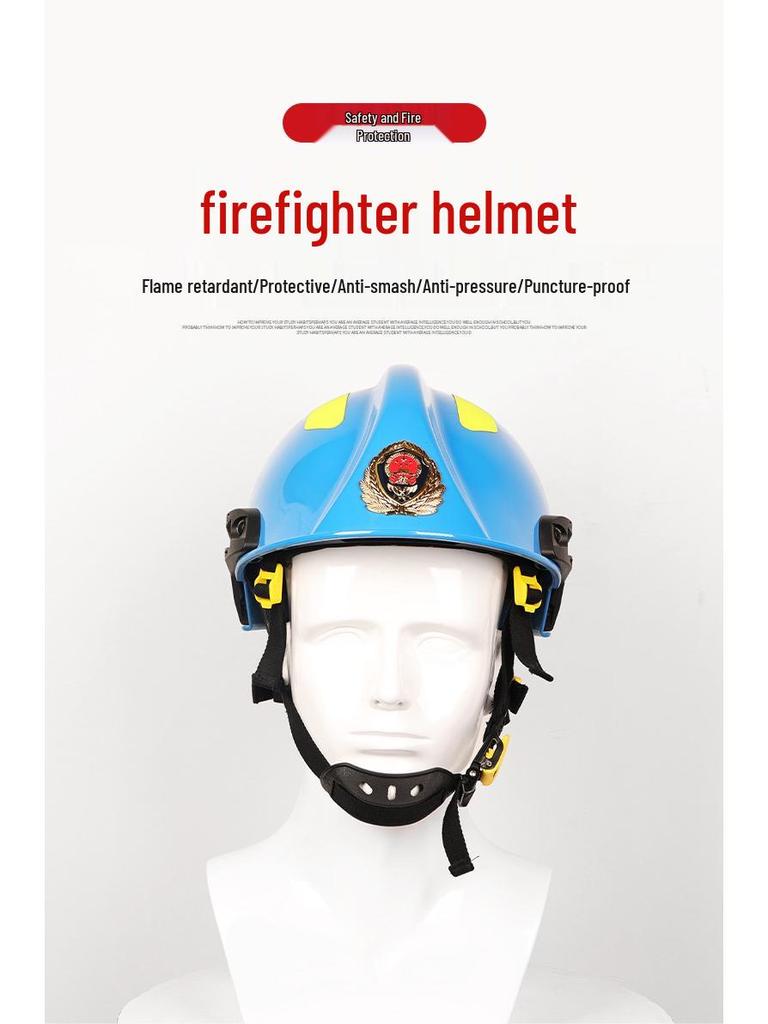 Flood & Rescue Flame-Retardant Safety Helmet: Anti-Smash, Impact Resistant & Shockproof.
