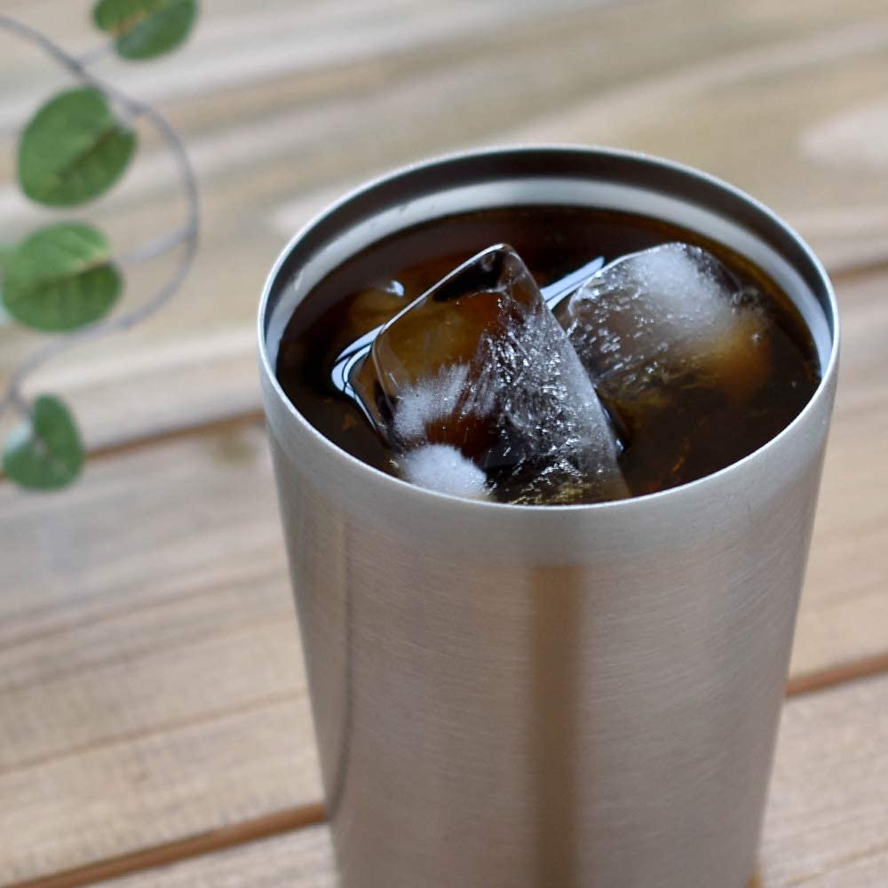 Wahei Freiz Fortec Stainless Steel Tumbler, 250ml, Vacuum Insulated, Keeps Drinks Hot and Cold, RH-1319