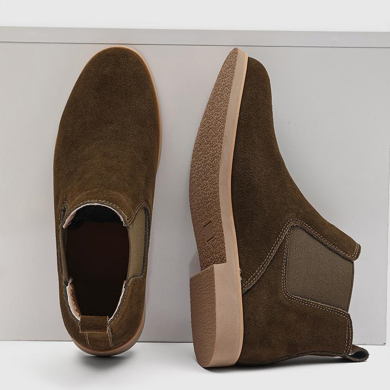 2026 Autumn New Popular Men's Chelsea Suede Basic Boots