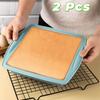 2PCS Flexible Cake Baking Pan Anti-Slip Handle Dessert Baking Mold Bread Mold  Kitchen