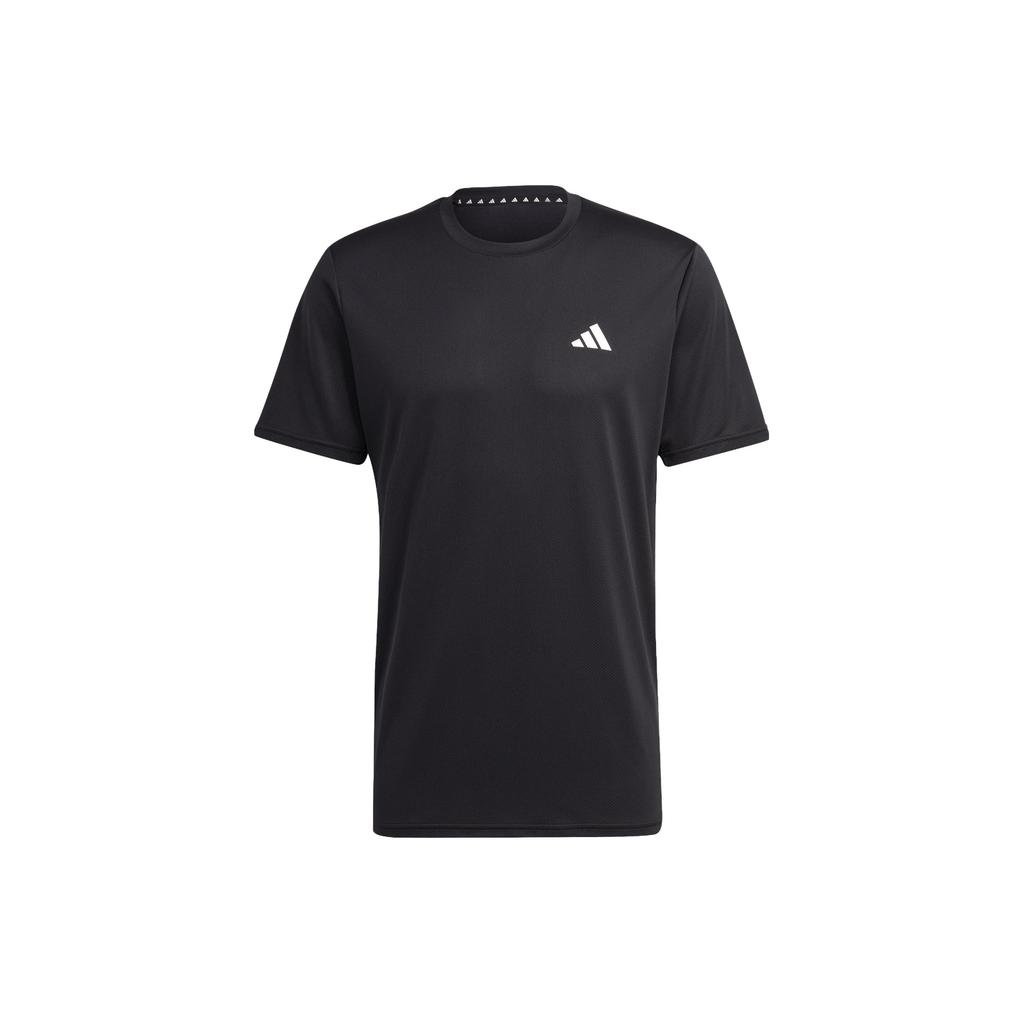New Adidas ESSENTIALS T Shirt Men's Black IC7428