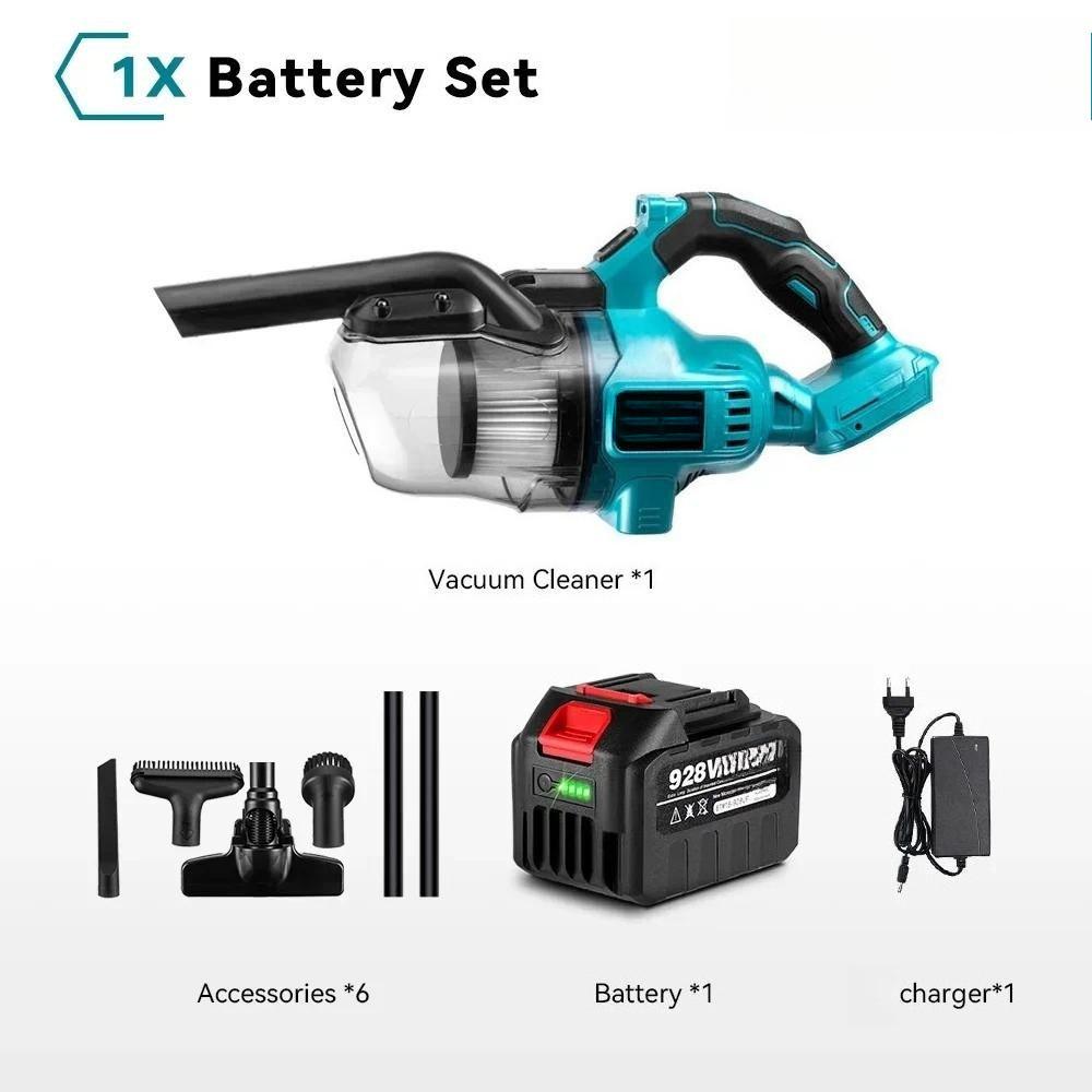 Cordless Handheld Electric Vacuum Cleaner 1000W Powerful Dust Blower Rechargeable Household Indoor Cleaning Power Tools