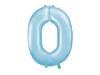 Balon Foliowy Cyfra "0" Błękitny 86 Cm
