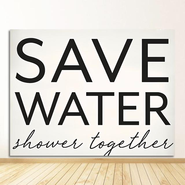 

Картинки в скандинавском стиле, инструкции по экономии воды, модульная живопись, холст, картина, постер для прачечной, украшение на стену дома, HD принты 21cm×30cm NoFrame