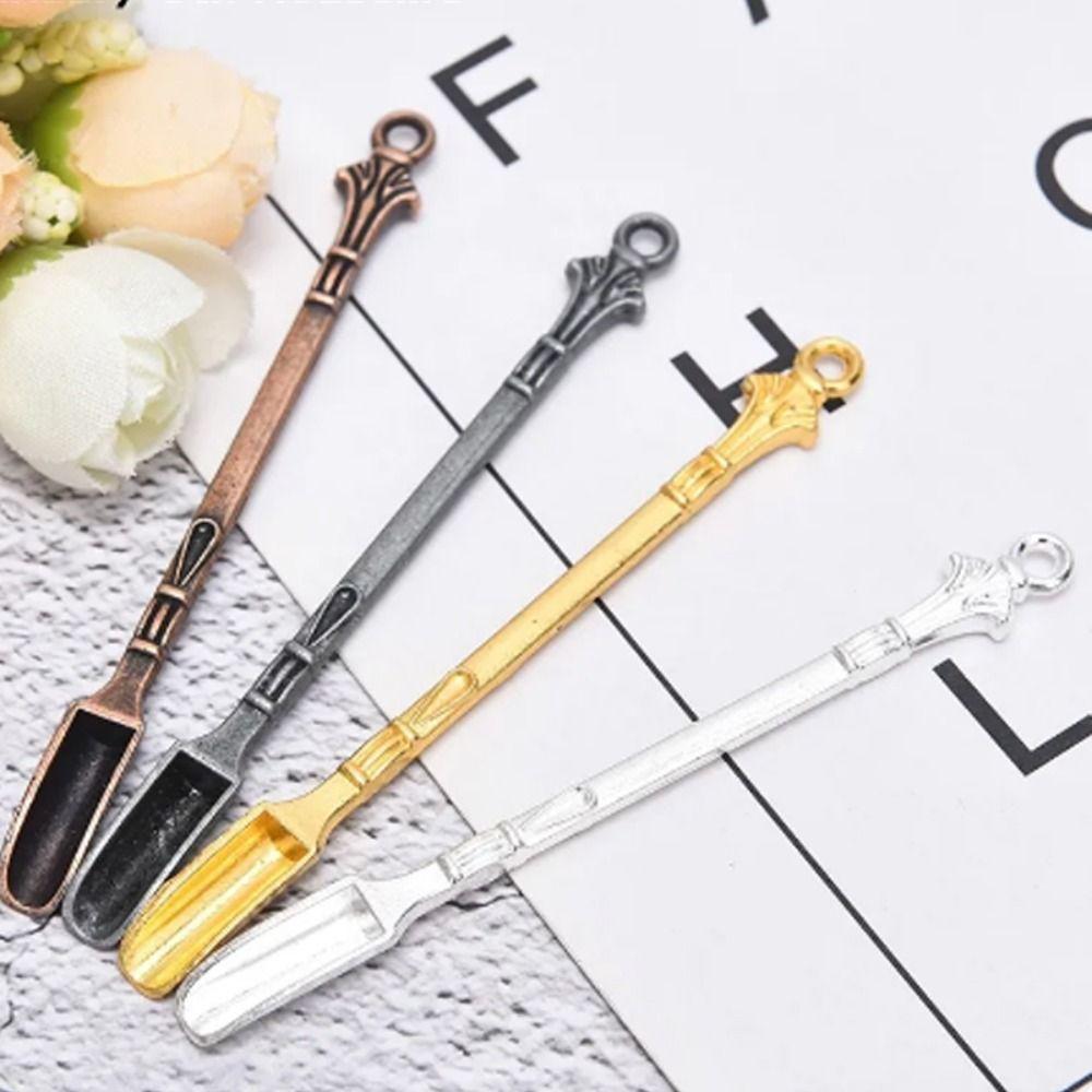 

3 шт. 8 см Бутылка с лекарством Мини-ложка Портативный нюхательный порошок Лопата Соли Курение