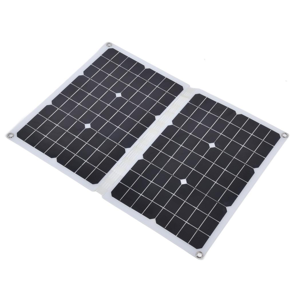 40W 18V Solarladepanel Hocheffizient Faltbar Flexibel Solarladegerät mit USB-Kabel