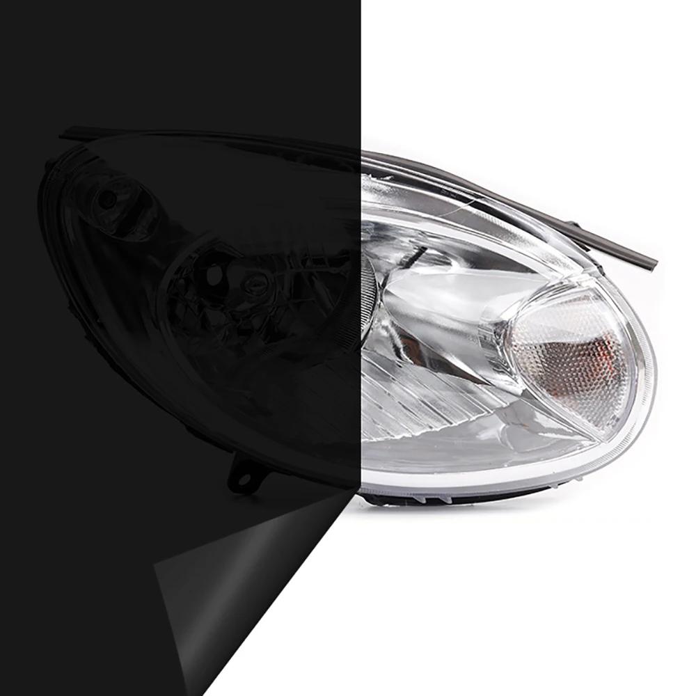 30X100cm Car Light Film Headlight Fog Light Taillight Smoke Black Tint Film Waterproof Sticker for Motorcycle Car Accessories