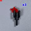 MOC Blocks Trans Leather Flame Fire Torch 2566 64647 4cm Figure Construction Bricks DO IT YOURSELF Playthings Ideal For Kids Dolls Gifts