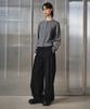 Lmood Women Iconic Ld Wool Cotton Round Cardigan Melange Gray