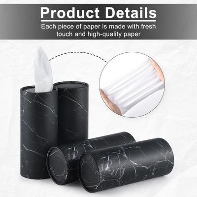 3Pcs Car Tissue Holders Travel Tissue Bags Eco-friendly No Odor Large Capacity Car Tissue Box Paper Towels Storage Organizers