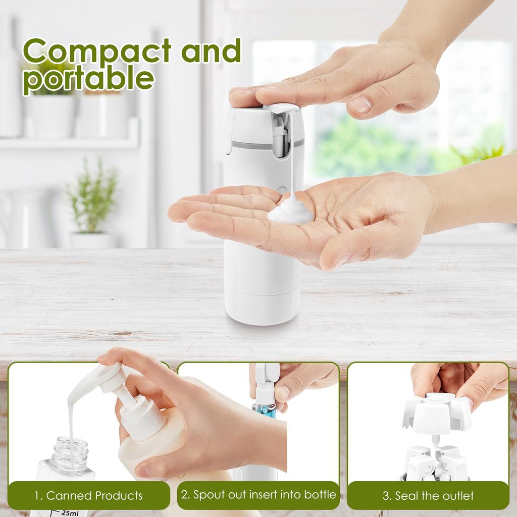 4 In 1 Travel Liquid Dispenser Bottle Refillable Leakproof Portable Shampoo Lotion Shower Gel Lotion Press Container Bottles